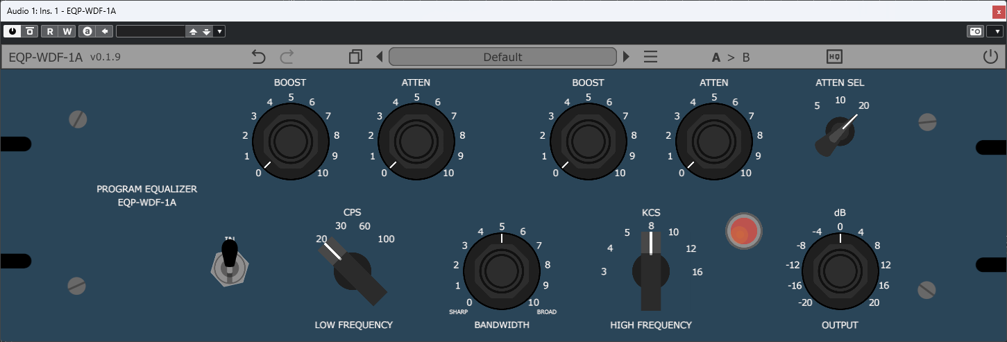 Pultec EQP1 VST