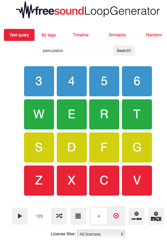 Freesound Loop Generator